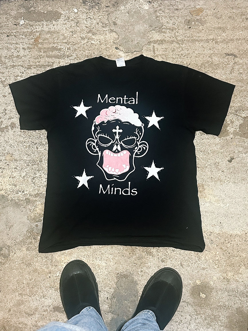 MENTALMIND TEE " BLACK "